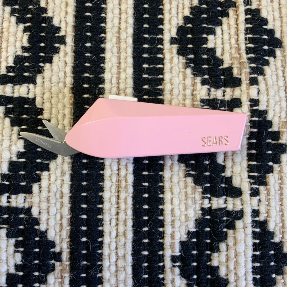 Pink Electric Scissors Shears Vintage Mid Century